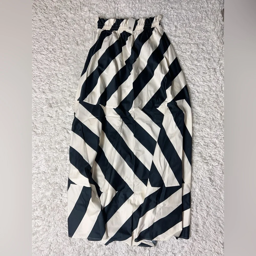 NWT $598 Tory Burch Wide Stripe Long Dress